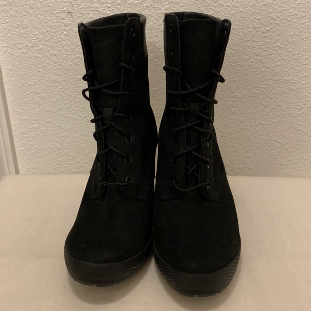 TIMBERLINE/ORTHO BLACK SUEDE BOOT NWOTS RUBBER SOLE SZ 8•5 (no box) NEW - Picture 12 of 12
